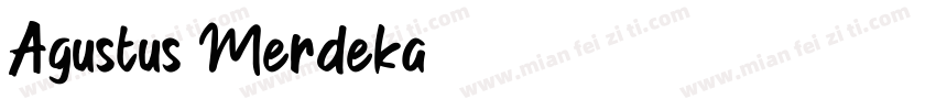 Agustus Merdeka字体转换